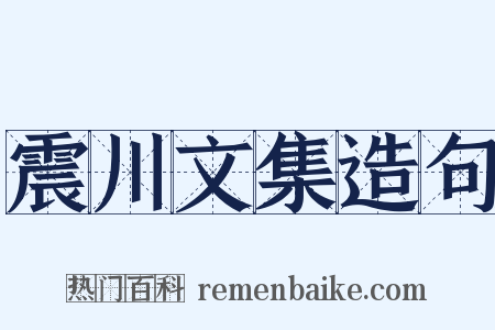 震川文集造句是什么意思的图片